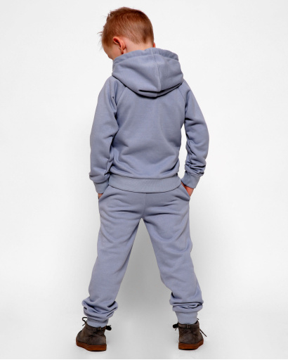 Дитячі штани в сіро-блакитному кольорі 32012, Колір: Блакитний, Розмір: 92, зображення 3