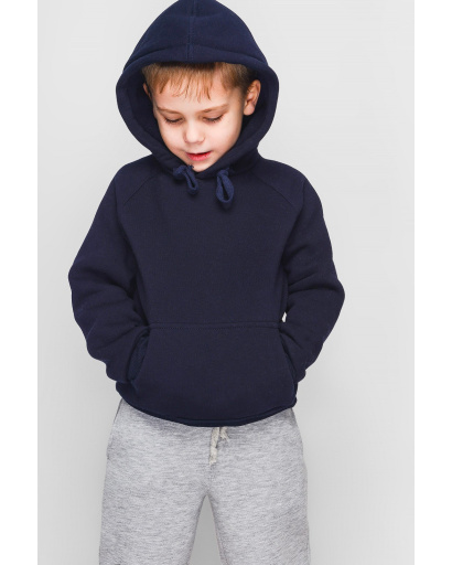 Детское худи на флисе 30452, Цвет: Синий, Размер: 92, изображение 2