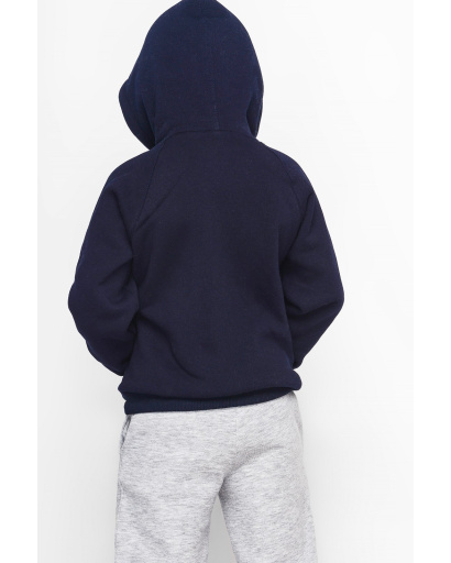 Детское худи на флисе 30452, Цвет: Синий, Размер: 92, изображение 6