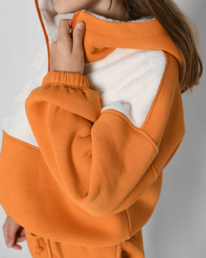 Подростковый спортивный костюм манго 53156, Цвет: Жёлтый, Размер: 122, изображение 3