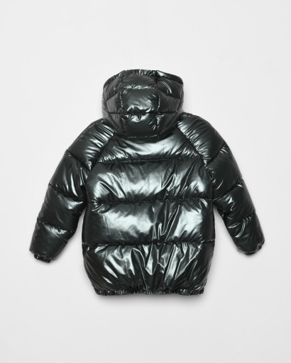 Зеленая зимняя куртка для девочек 43451, Цвет: Зеленый, Размер: 116, изображение 2