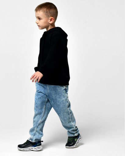 Детский худи с капюшоном цвет синий 38467, Цвет: Темно-синий, Размер: 110, изображение 2