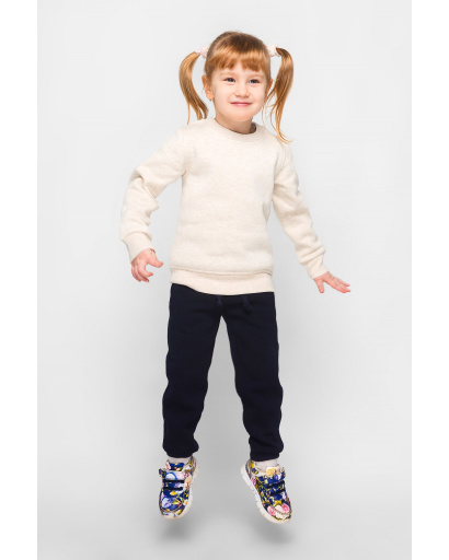 Детский свитшот на флисе цвет бежевый 30425, Цвет: Бежевый, Размер: 92, изображение 7