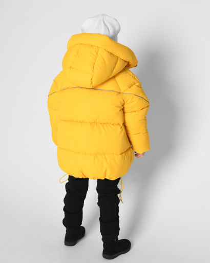 Пуховик X-Woyz DT-8329-6 43484, Цвет: Жёлтый, Размер: 152, изображение 2