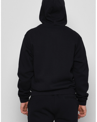 Чоловіча тепла спортивна кофта на блискавці, синій 29941, Колір: Синій, Розмір: XL, зображення 4