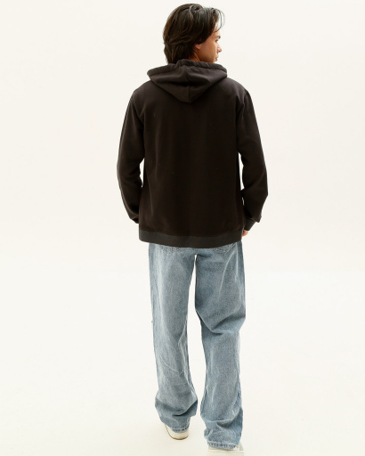 Мужская спортивная кофта на молнии, графит 31939, Цвет: Графит, Размер: M, изображение 4