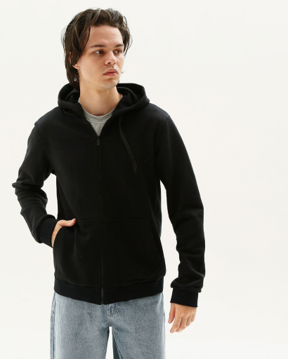 Мужская спортивная кофта на молнии, синий 31940, Цвет: Темно-синий, Размер: M, изображение 3