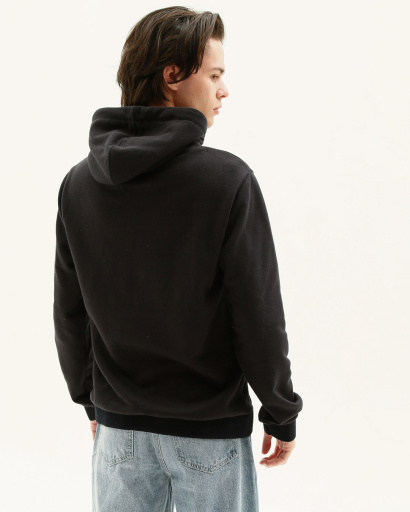 Мужское худи темно-синего цвета 31858, Цвет: Темно-синий, Размер: S, изображение 3