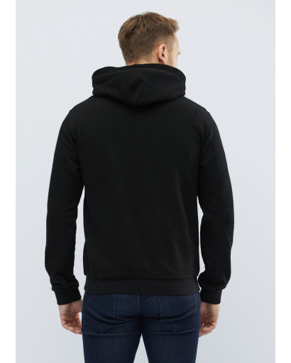 Чоловічий худі чорного кольору 31914, Колір: Чорний, Розмір: S, зображення 3