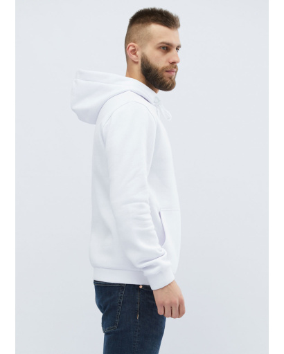 Мужской белый худи 29932, Цвет: Белый, Размер: S, изображение 2