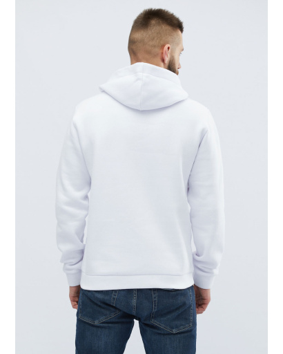 Мужской белый худи 29932, Цвет: Белый, Размер: S, изображение 3