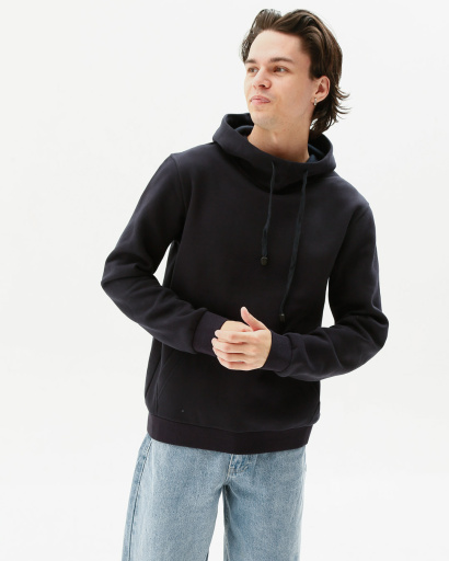 Мужской синий худи 29934, Цвет: Синий, Размер: XL, изображение 3