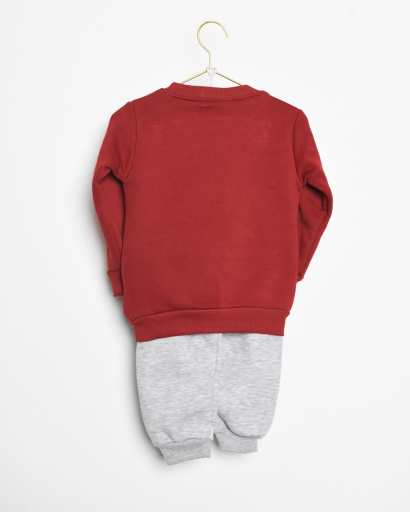 Детский костюм на флисе all star 53196, Цвет: Бордовый, Размер: 98, изображение 3