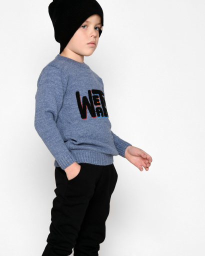 Дитячий светр "Weather" кольору джинс 53235, Колір: Джинс, Розмір: 110, зображення 2