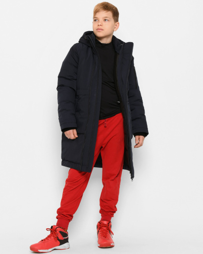 Синя зимова куртка для хлопчика 43502, Колір: Синій, Розмір: 128, зображення 2