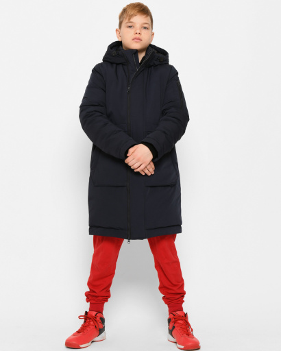 Синя зимова куртка для хлопчика 43502, Колір: Синій, Розмір: 128, зображення 3