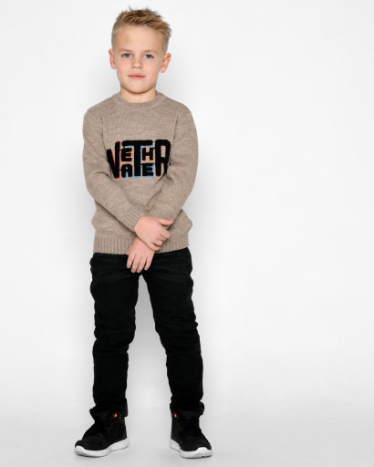 Детский бежевый свитер "Weather" 53236, Цвет: Бежевый, Размер: 110, изображение 2