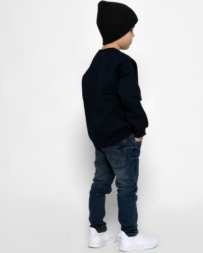 Подростковый свитшот с вышивкой "I like NYC" 52544, Цвет: Синий, Размер: 152, изображение 3