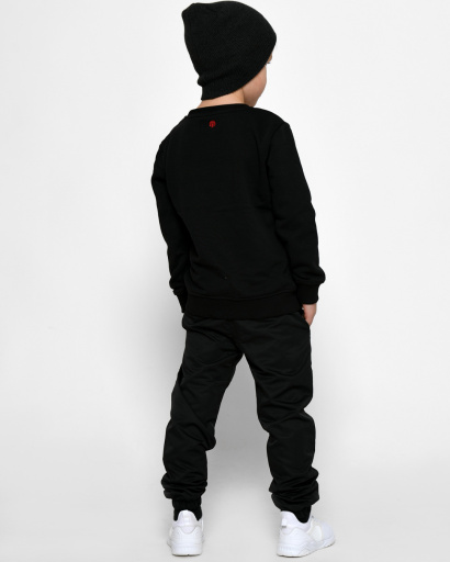 Підліткові спортивні штани 52548, Колір: Чорний, Розмір: 116, зображення 2