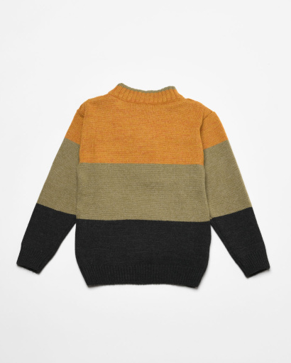 Дитячий светр з гудзиками 53247, Колір: Гірчиця, Розмір: 92, зображення 2