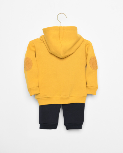Костюм на флисе для малышей 53188, Цвет: Жёлтый, Размер: 74, изображение 3