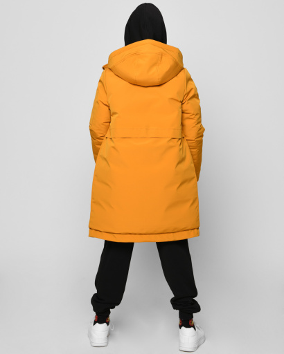 Жовта зимова куртка для хлопчика 45002, Колір: Гірчиця, Розмір: 116, зображення 3