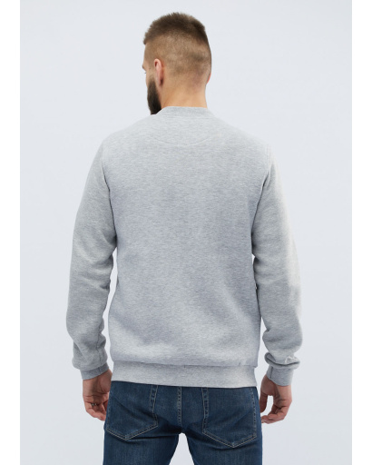 Мужской бомбер на флисе цвет серый 30054, Цвет: Серый, Размер: M, изображение 3