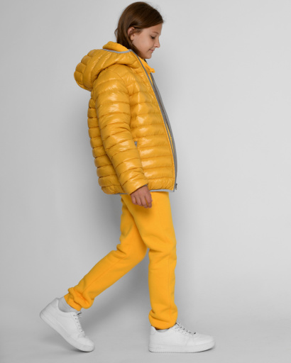Дитяча жовта демісезонна куртка 52214, Колір: Жовтий, Розмір: 122, зображення 5