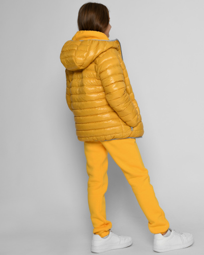 Дитяча жовта демісезонна куртка 52214, Колір: Жовтий, Розмір: 122, зображення 7