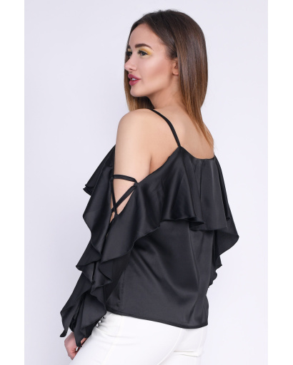 Блуза Letta М-31640-8 35683, Цвет: Черный, Размер: ONE SIZE, изображение 3