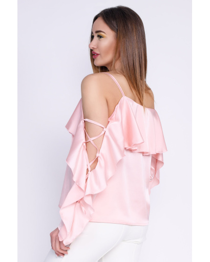 Блуза Letta М-31640-27 35685, Цвет: Персиковий, Размер: ONE SIZE, изображение 3