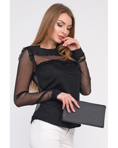 Блуза Carica BK-7685-8 35063, Цвет: Черный, Размер: M, изображение 2