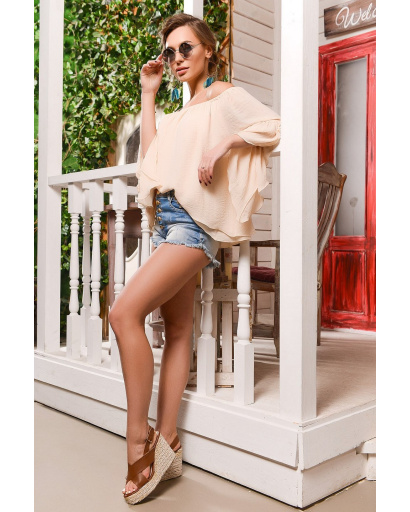 Блуза Carica BK-7399-10 32945, Цвет: Бежевый, Размер: L, изображение 2