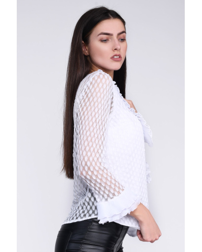 Блуза Letta BK-50241-3 35332, Цвет: Белый, Размер: XS, изображение 2