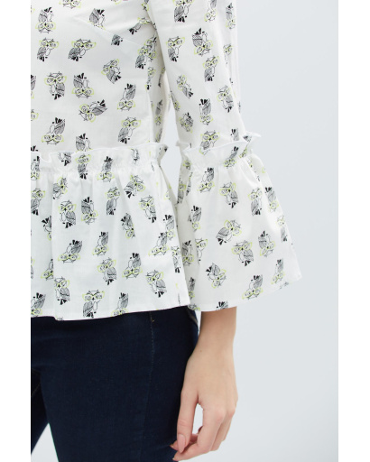 Блуза Carica BK-7610-12 27409, Цвет: Белый, Размер: M, изображение 3