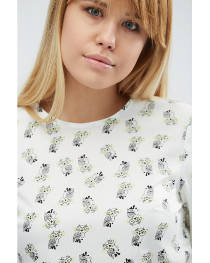 Блуза Carica BK-7610-12 27409, Цвет: Белый, Размер: M, изображение 5