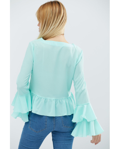 Блуза Carica BK-7614-7 27398, Цвет: Мята, Размер: M, изображение 4