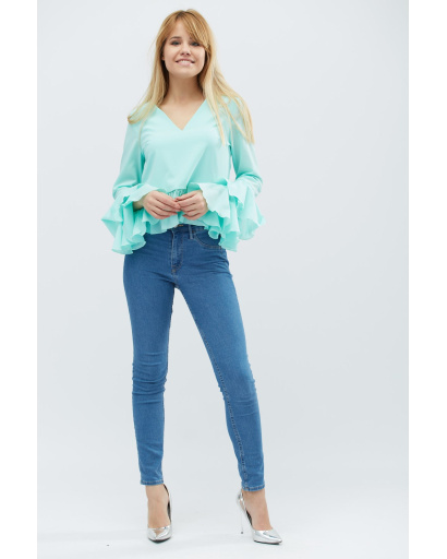Блуза Carica BK-7614-7 27398, Цвет: Мята, Размер: M, изображение 2