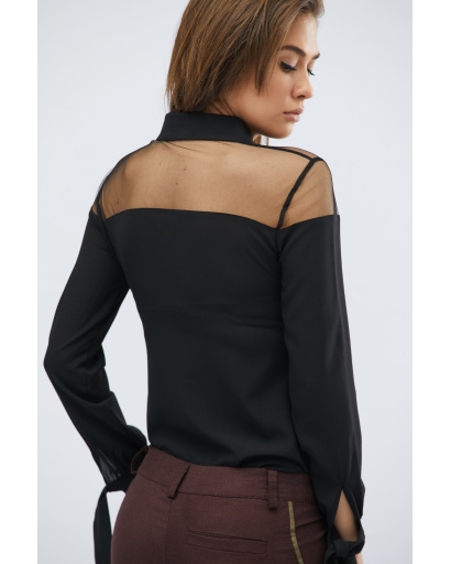 Блуза Carica ВК-7615-8 27905, Цвет: Черный, Размер: XS, изображение 2