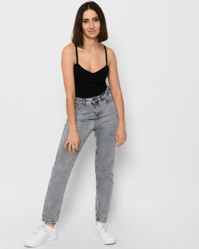 Черное боди с тонкими бретелями 43368, Цвет: Черный, Размер: ONE SIZE, изображение 4