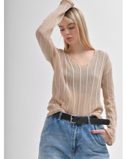 Пуловер Rica Rossa -50003-10 55972, Цвет: Бежевый, Размер: ONE SIZE, изображение 2