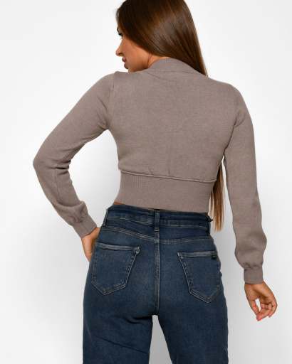 Женский пуловер капучино 51162, Цвет: Капучино, Размер: ONE SIZE, изображение 8