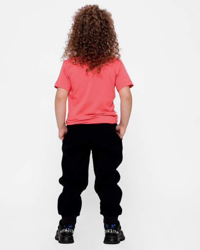 Дитяча футболка Standart, кораловий 32067, Колір: Корал, Розмір: 92, зображення 4