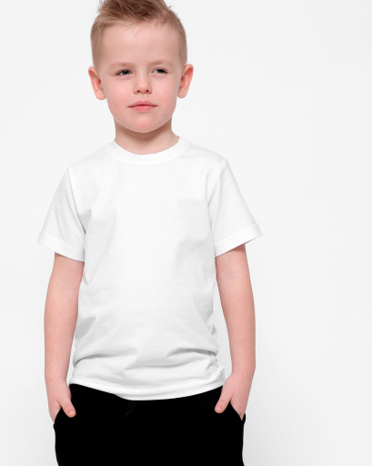 Дитяча футболка Standart, білий 30131, Колір: Білий, Розмір: 92, зображення 4