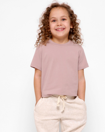 Дитяча футболка Standart, світло-рожевий 33906, Колір: Світло-рожевий, Розмір: 104, зображення 2