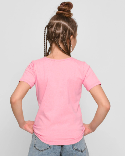 Дитяча футболка Standart, рожевий 55566, Колір: Рожевий, Розмір: 116, зображення 2