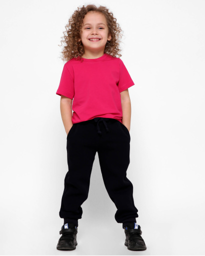 Дитяча футболка Standart, малина 30532, Колір: Малина, Розмір: 92, зображення 4