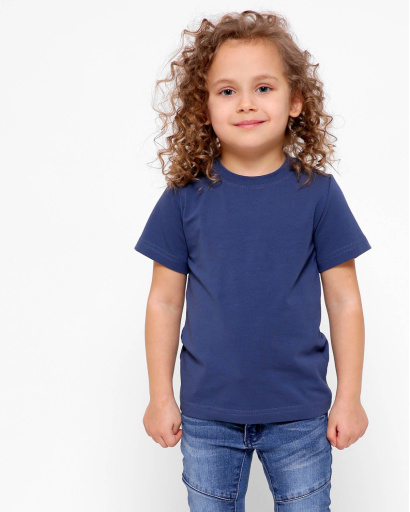 Дитяча футболка Standart, джинс 30536, Колір: Джинс, Розмір: 92, зображення 4