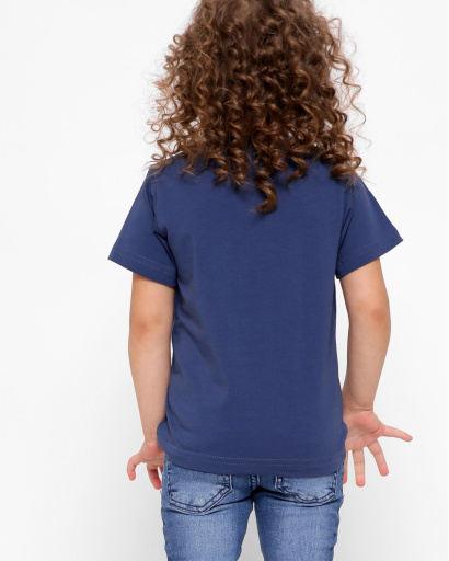 Дитяча футболка Standart, джинс 30536, Колір: Джинс, Розмір: 92, зображення 2