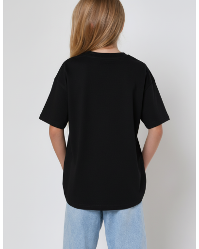 Дитяча повсякденна футболка Premium, чорний 55886, Колір: Чорний, Розмір: 140, зображення 3